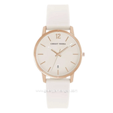 CHRIST VERRA CV 12425L-35 BEIGE Beige Rosegold Silicone Strap